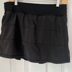 Lululemon Pace Rival Skirt Sz 8 (Regular) Gently Used no Flaws, In Black